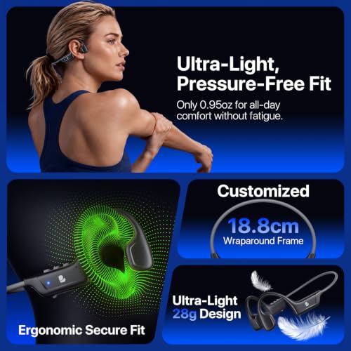 Bone Conduction Open-Ear Wireless Headset