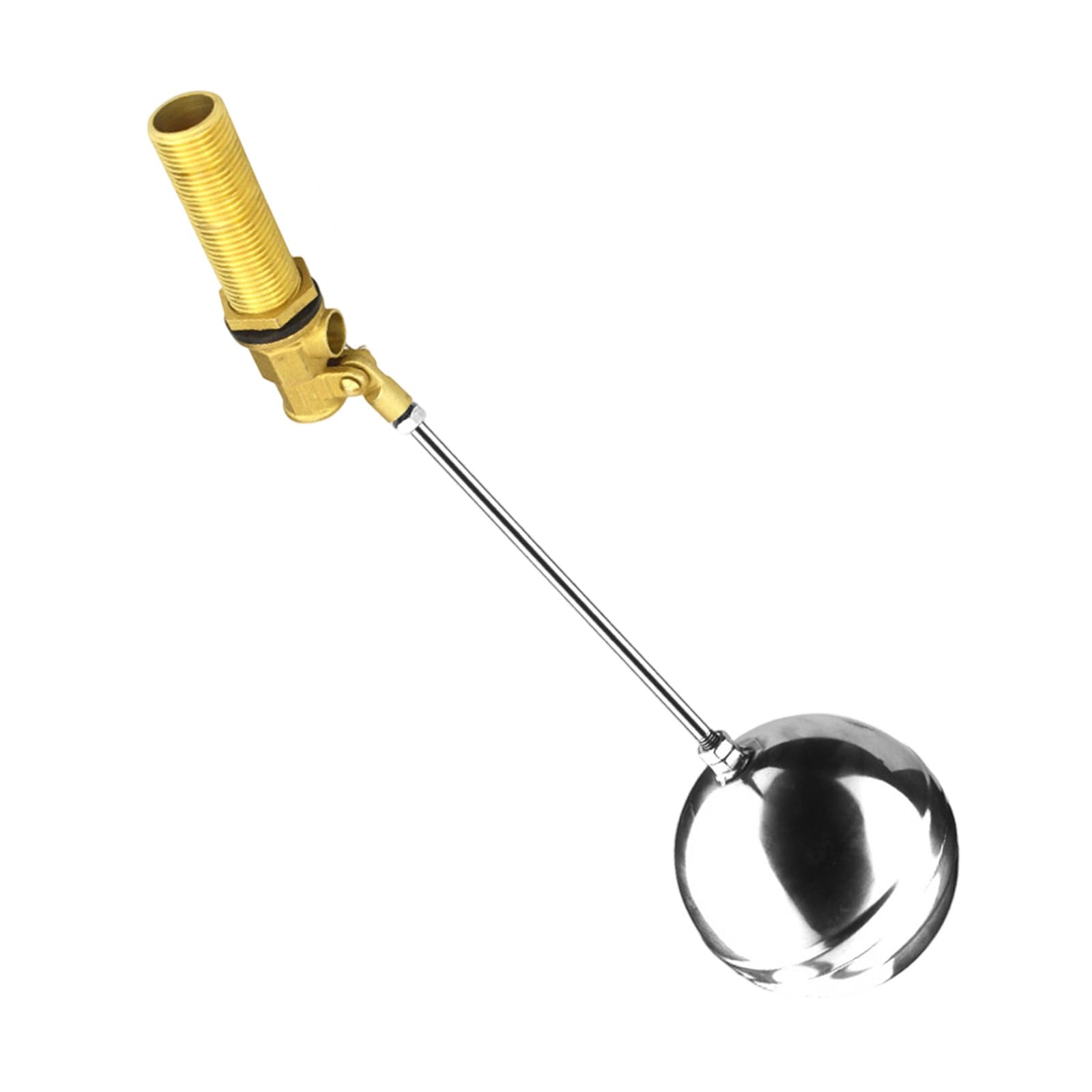 Jazuaiao Men's A Efficiency 1 / 2Inch Thread Brass Float Valves Cold Nd Hot Water Tanks Floating Ball Valves Easy To Installation For Flows Control Cistern/Expansion Tanks