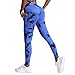 HUBGFEQ Tie Dye Yoga Pants Sport Leggings 1 Pc Seamless High Waist Push Up Woman Tights Fitness Workout-Tie-Dye Gray-L
