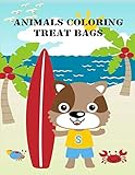 Animals Coloring Treat Bags: Christmas coloring Pages for Children ages 2-5 from funny image. (Animals Inspiration, Band 5)
