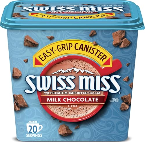 Swiss Miss Milk Chocolate Flavored Hot Cocoa Mix, 22.23 oz. Canister