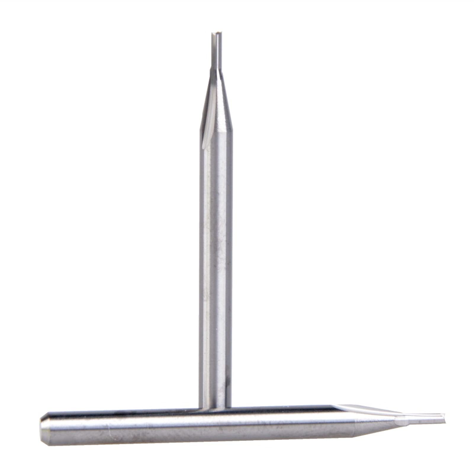 BERWENNY 10pcs 3.175mm Slot Bit Wood Milling Cutter CNC Carbide 2 Double Flutes Router Bit