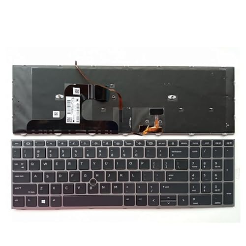 HP ZBOOK fury 15 G7 17 G8用 BR/LASP/US英語キーボード(バックライト付き)(17 G7 G8 US)