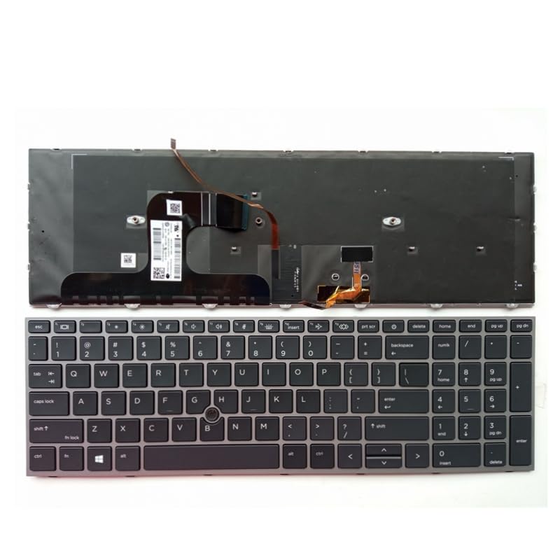 Clavier HP ZBOOK Fury 15 G7 US rétroéclairé pour un remplacement rapide