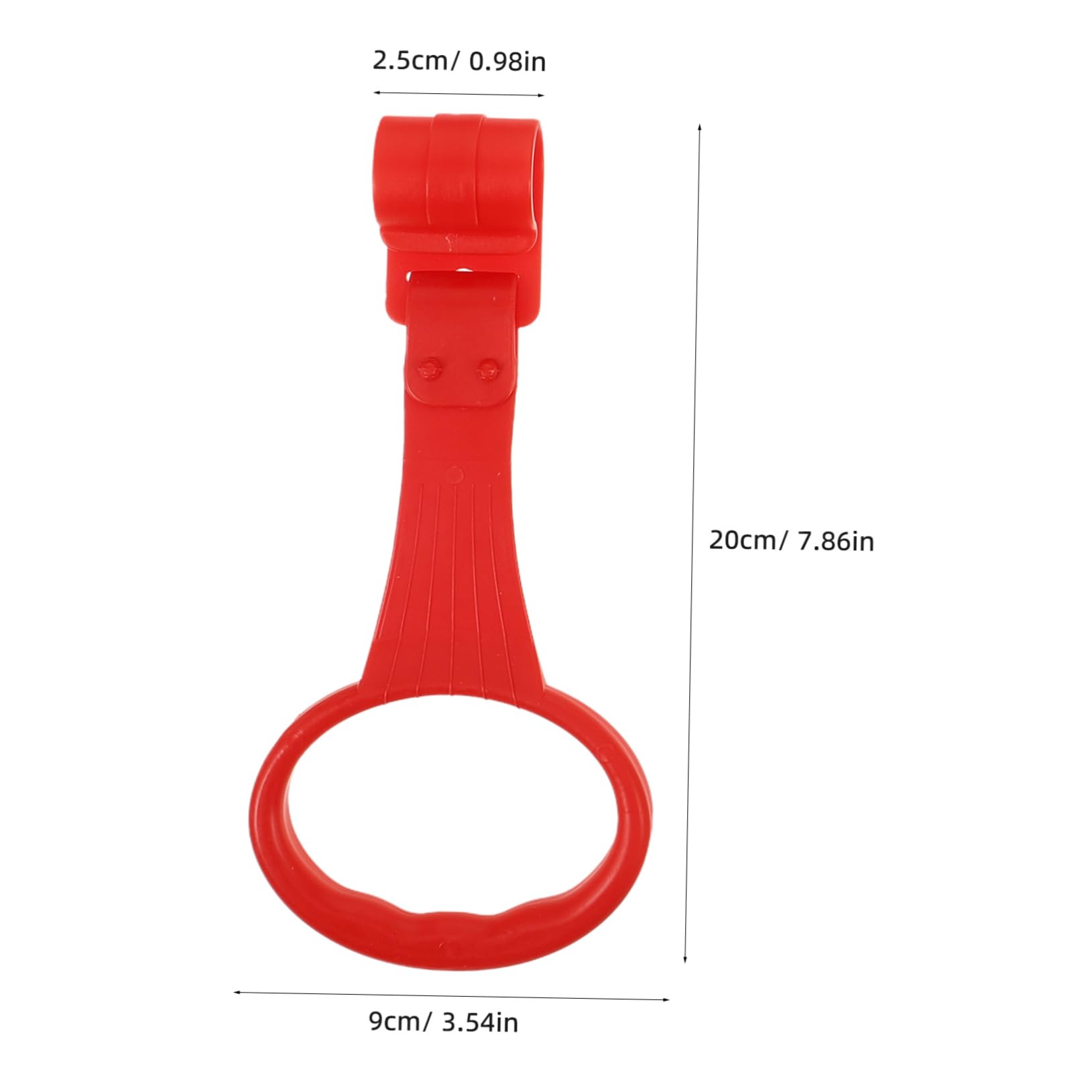 Hohopeti Baby Pull up Rings 6pcs Portable Crib Rings Toys Baby for Playpen Strength Stability Learning to Walk Assistant