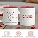 Imagen de PACK 2 Tazas San Valentin Personalizadas Hilo Rojo