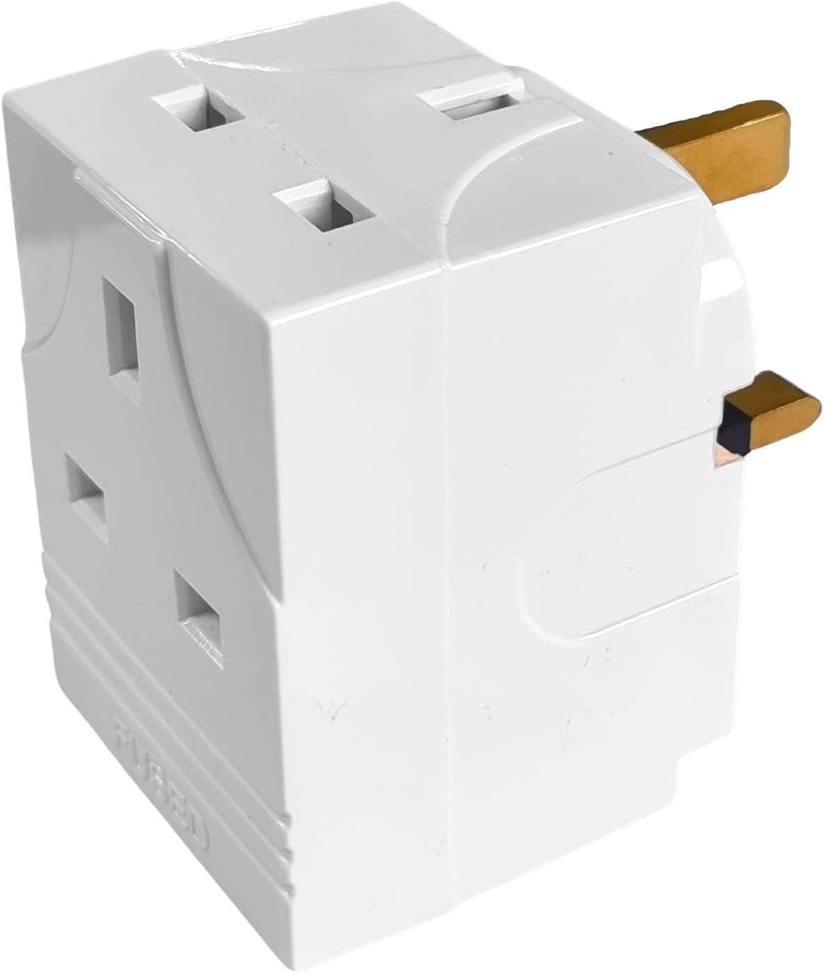 3Way Plug Adaptor 13A Multi Plug Adaptor ExtensionsDouble Adapter Plug UK Wall Plug