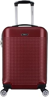 MALA DE BORDO PEQUENA PARA VIAGEM EM ABS YINS 21112 CADEADO INTEGRADO RODAS 360º VERMELHO