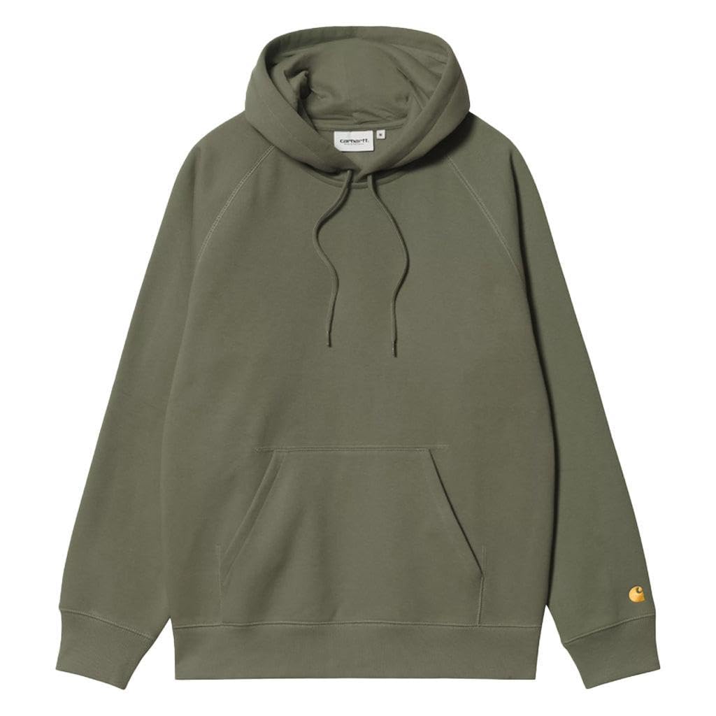 Carhartt Wip Men's Tan Chase Hoodie Leaf/Gold  42 Xl