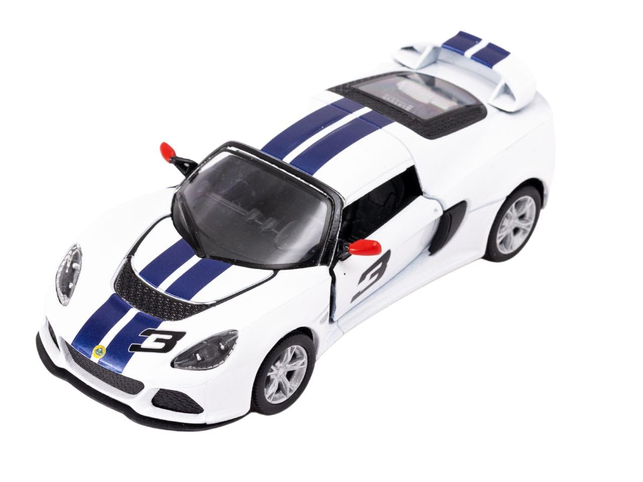 Easy Toys Model Car Compatible with Lotus Exige S 2012. Scale Toy Car with Opening Doors, Model Cars (White)