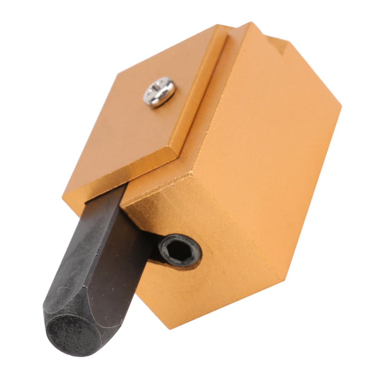 KONTONTY Corner Chisel Smooth Cutting High Hardness Mortising Chisel Square Cutting Edge Wood for Woodworking