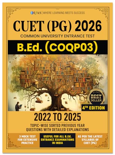 CUET PG BEd (COQP03) Entrance Exam Book 2026 | Previous Year Solv...