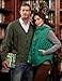 JMIERR Cardigan Sweaters for Men Fall Fashion 2025 Casual Long Sleeve Shawl Collar Button-Down Wool Blend Cable Knit Essentials Fisherman Christmas Sweater with Pockets,L,Green