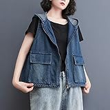 Design-Erklärung: Das Material und die vielseitigen Eigenschaften dieser Jeansweste können die Schichtung der Gesamtübereinstimmung erhöhen, wenn sie mit anderen Gegenständen gemischt wird, was es einfacher macht, verschiedene Temperamente zu zeigen. Für ein Mädchen, das Schönheit liebt, ist eine kleine Jeansweste ein Muss.