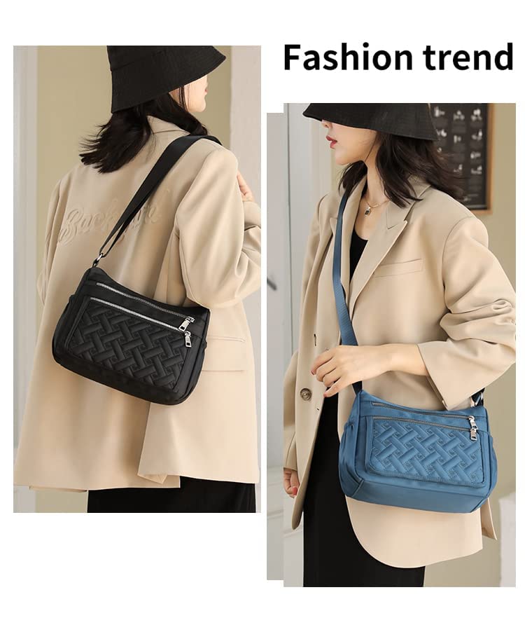 KARRESLY Crossbody Purse for Women Multi Pocket Cross Tote Small Travel Shoulder Bag Casual Messenger Bag2