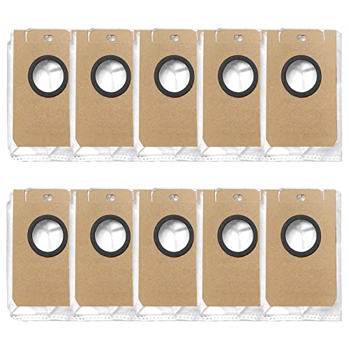 10 Packs Dust Bgas for Ionvac SmartClean V4 Self Emptying Robot Vacuum Cleaner Replacement 10 Vacuum Bags