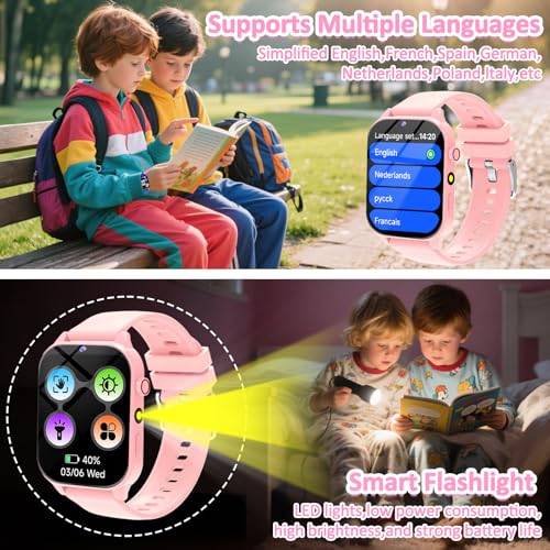 Image of Kids Smart Watch for Boys Girls, Smart Watch for Kids Fitness Tracker Watch