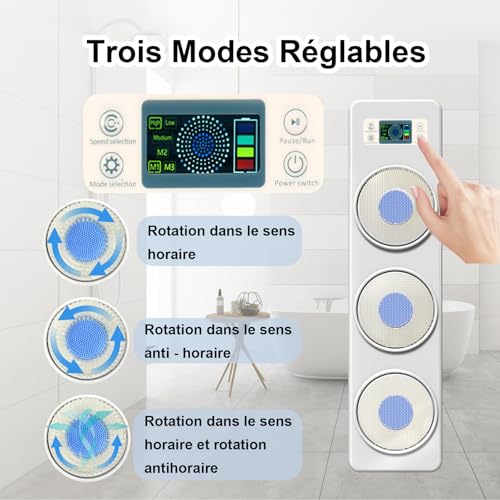 Brosse à dos pour douche électrique : la solution pour laver le dos sans effort
