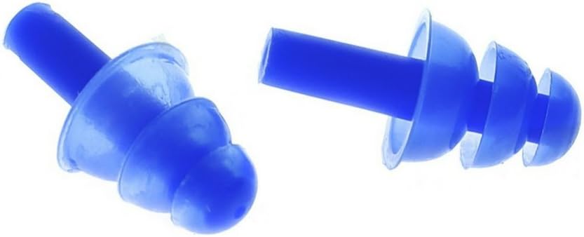 Ear Plugs - Noise Canceling Ear Plugs - Reusable Sleeping Aid- Hearing Protection Earplugs (Blue) by Tranquil