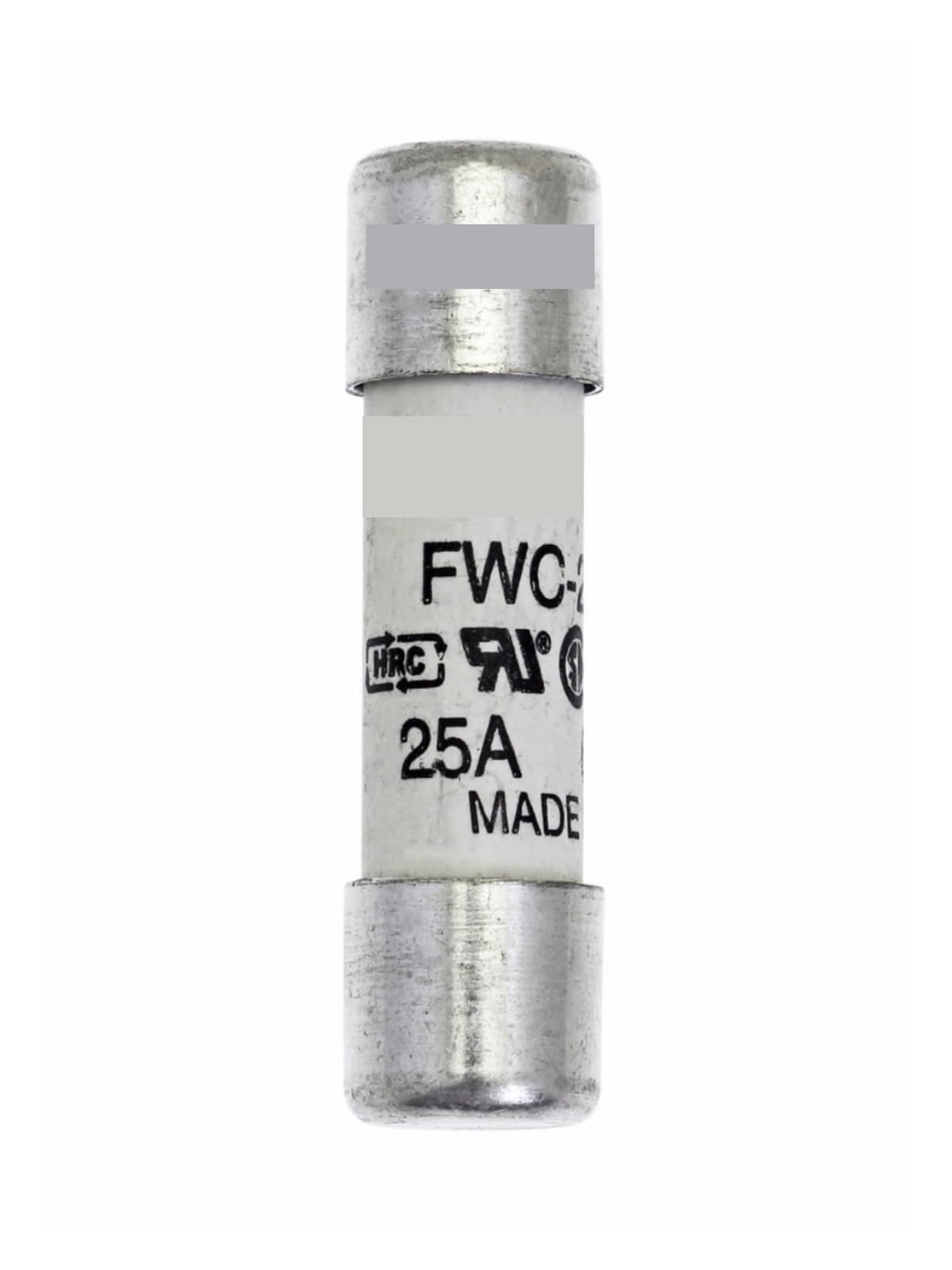 Fusible rapide FWC-25A10F pour remplacer un composant grille et retablir le courant de 25 A