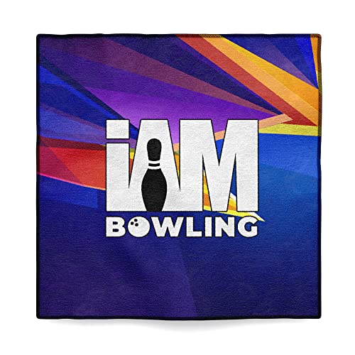 Logo Infusion - Dye-Sublimated Microfiber Bowling Towel - One Sided Print - I AM Bowling 2001-IAB