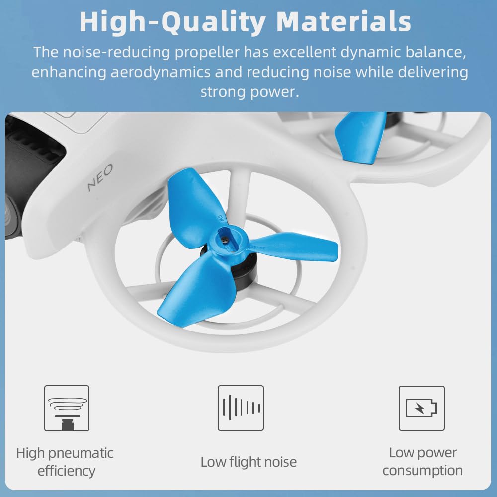 8PCS Propeller for Drone Accessories dji Neo palmares aerial photography Four Axis Blade drone 2016S (Blue) - Image 3