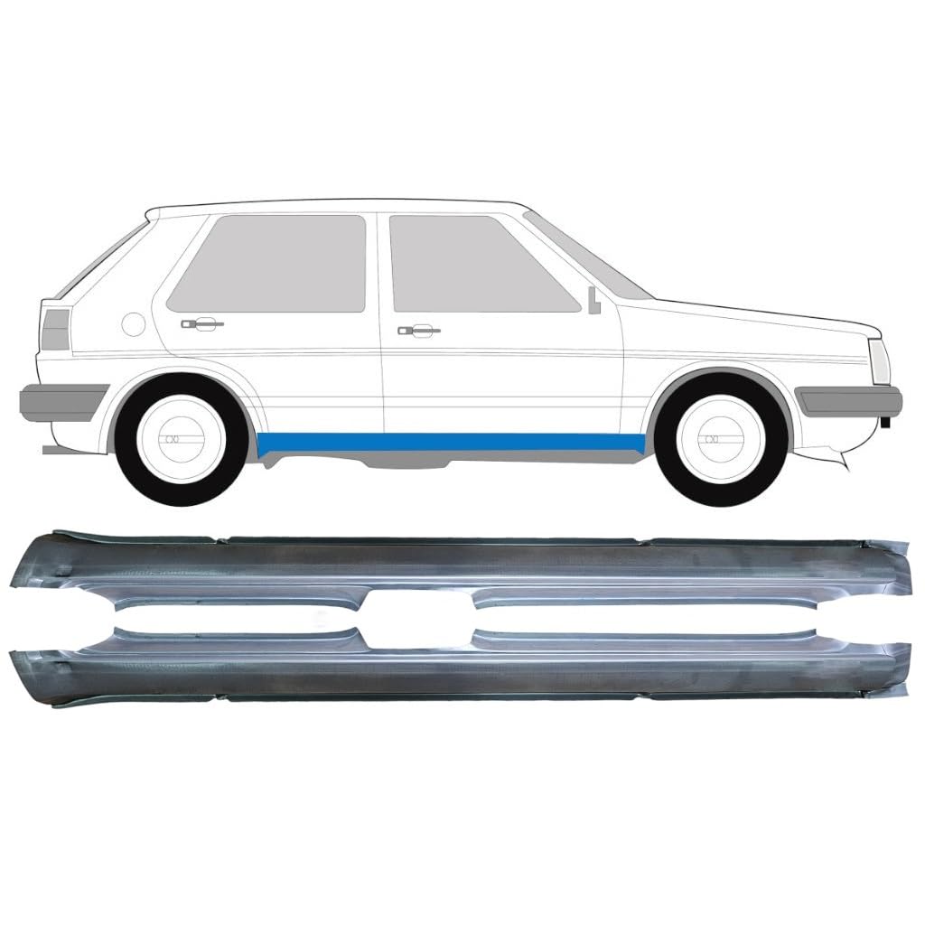Voll schweller für Volkswagen Golf 2 1982-1992 / Links+Rechts/Satz