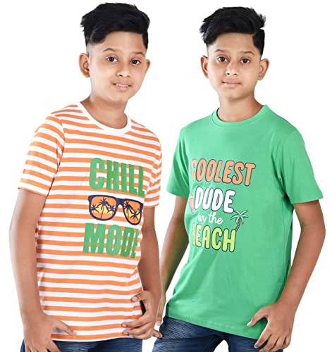 Image of Clothe Funn Boys T-Shirts Round Neck (Pack of 2)