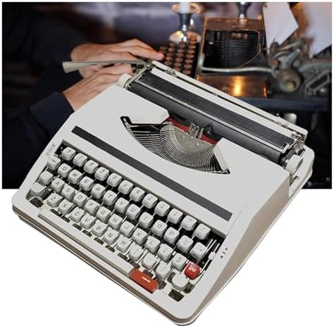 Vintage Manual Typewriter - Classic Retro Design for Writers & Collectors, User-Friendly Vintage Style, Authentic Mechanical Typewriter for Nostalgic Writing Experience