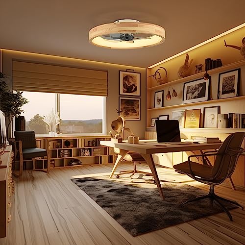 Ventilateur de plafond avec télécommande et éclairage LED variable à minuterie - 8