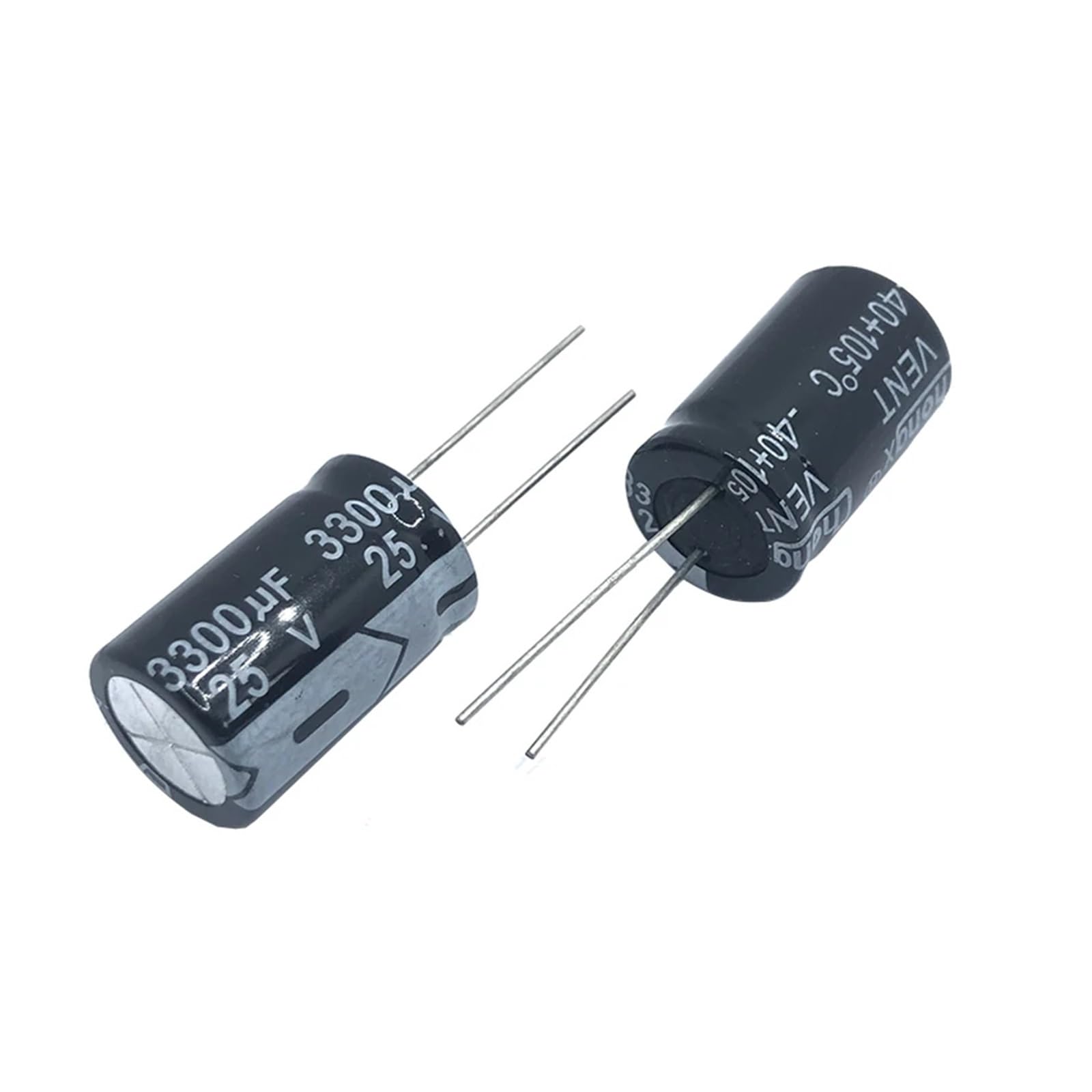 Condensateur électrolytique 25V 3300uF pour réparation électronique 13x25mm