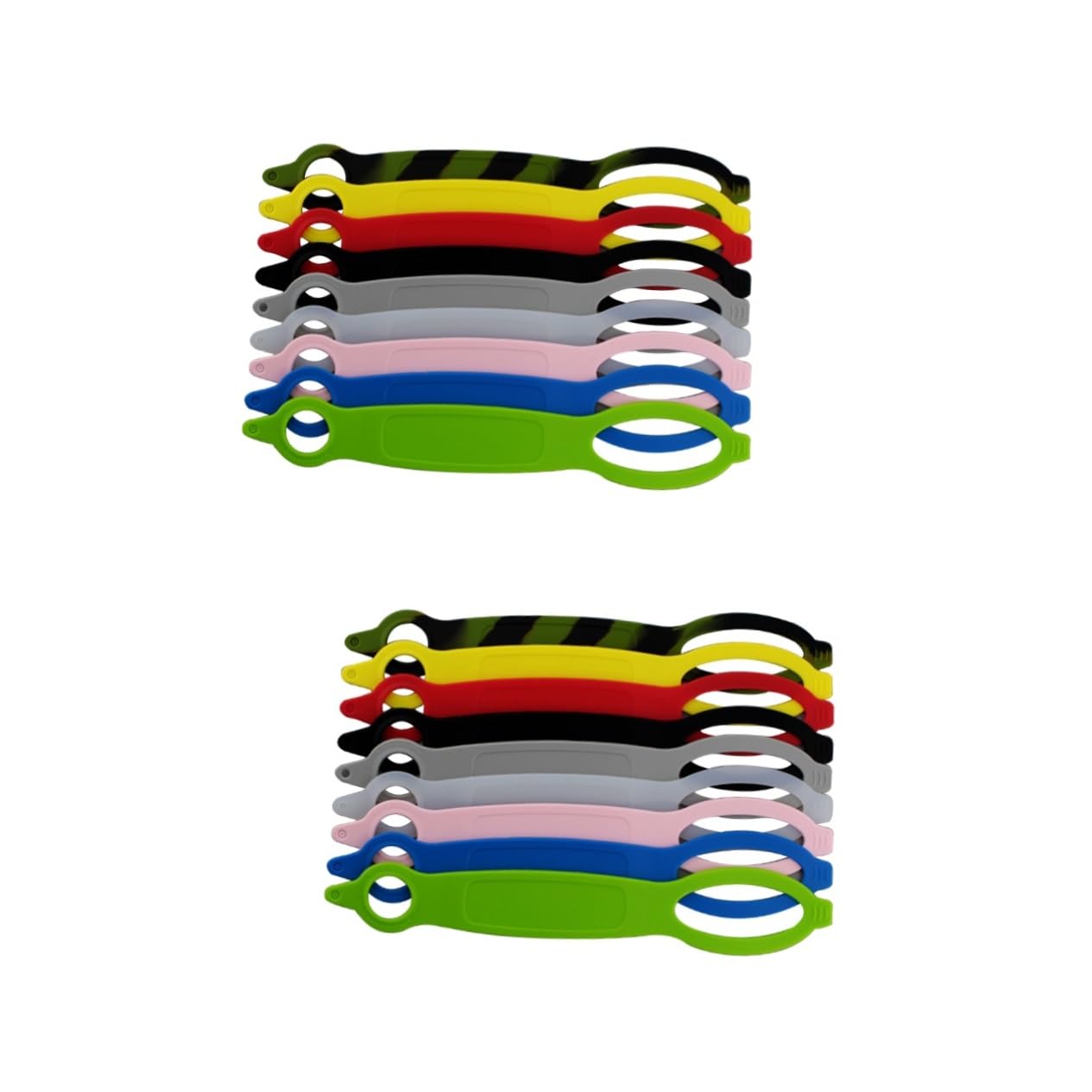 BESPORTBLE Lot de 2 Sangles Souples en Silicone pour Bouteille Deau Porte-clés pour Randonnée Et Cyclisme 9 Pièces