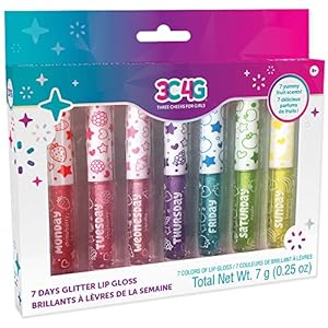 Make-It-Real-Lip-Gloss-Set-7-x-feuchtigkeitsspendender-Glitzer-in-unterschiedlichen-Frucht-Aromen-wie-Erdbeere-Apfel-und-Vanille-ab-8-Jahren-geeignet-1-Stueck-1er-Pack Make It Real Lip Gloss Set: 7 x feuchtigkeitsspendender Glitzer in unterschiedlichen Frucht- Aromen wie Erdbeere, Apfel…