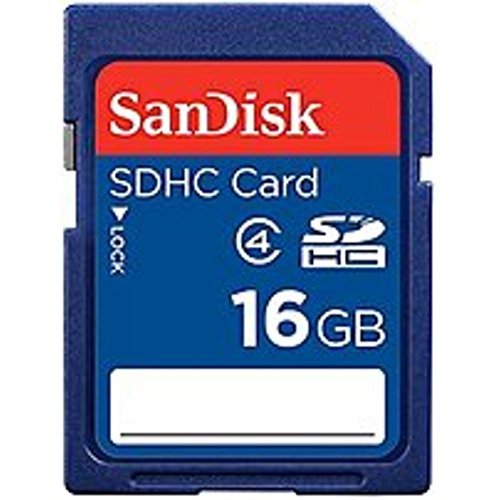 SanDisk 16GB SD Class 4 Card, Blue