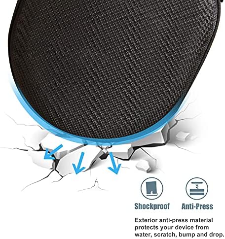 ProCase Hard Case for Sony WH1000XM5/ WH1000XM4/ WHXB910N/ WHCH710N/ WHXB900N/ Bose 700/ QC35 II Wireless Noise Cancelling Headphones, Travel Carrying Bag with 2 Dust Covers & a Storage Case -Black