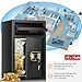 5.8 cu ft Large Drop Safe Box for Business, Anti-Theft Money Drop Box with Lock and Slot, Digital Keypad and Spare Keys, Heavy-duty Cash Depository Safe for Home Office Retail Store Business