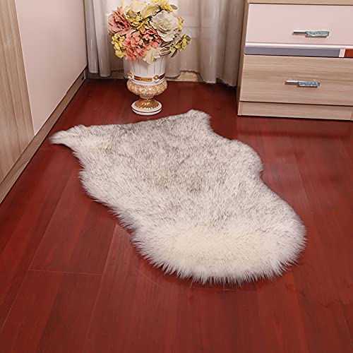 Coussin de chaise en fausse fourrure beige 60x120cm Ruby Lil - 3