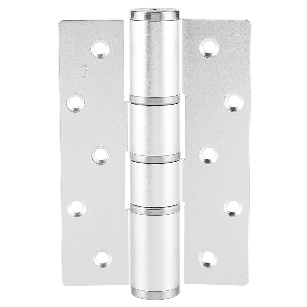 Ukryty zawias drzwiowy typu E, hydrauliczny automatyczny zawias do zamykania drzwi z regulowaną prędkością, aluminiowy zawias tłumiący do drzwi wewnętrznych, cichy i rdzawy -