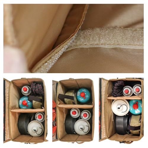 Bolsa de almacenamiento de camping impermeable multifuncional con asas de hombro 4
