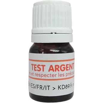 Silver Tester Ready to Use Kit with Expertise Instructions on Sale (Test Silverstone)