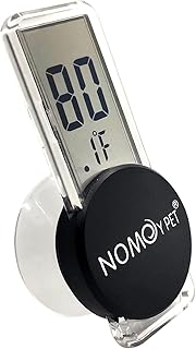 NOMOY PET Reptile Terrarium Thermometer, Rearing Box Digital Temperature Monitor with Suction Cup, Suitable for Snake Turt...