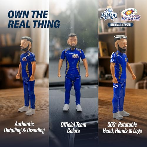 Image of Action Figure, 7 Inch Hardik Pandya | IPL Edition, 360 Rotatable Head, For Fans & Collectors