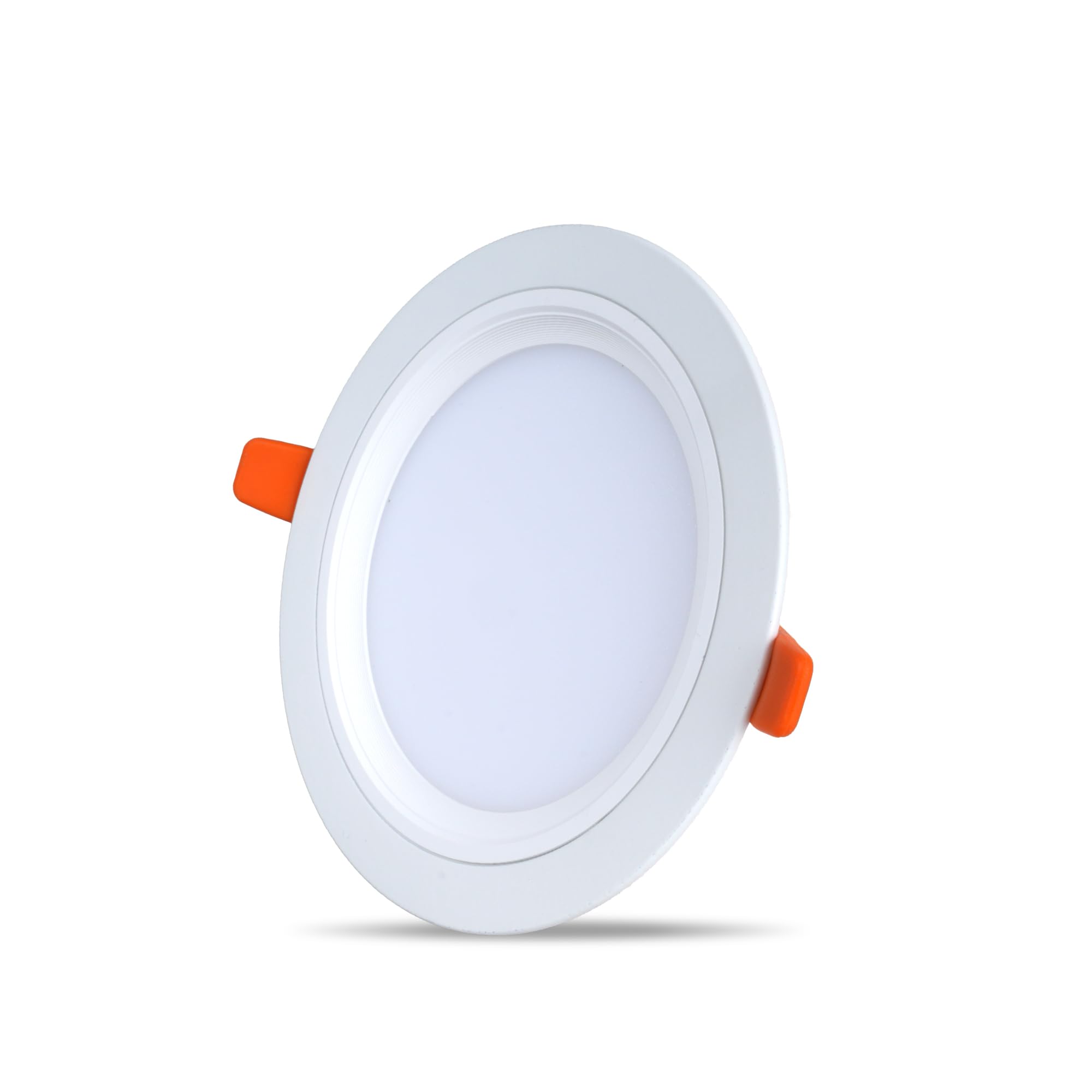 ROTHER 6W LED Downlight, 540 Lumen Recessed Ceiling Light, 100mm Cut-Out, Anti-Glare Aluminium Body, Non-Dimmable, 120° Beam, Flicker-Free SMD 2835, IP20 Indoor Downlight (Small, 6, Watts)