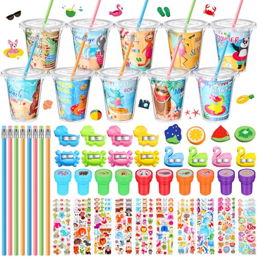 Chivertion 210 Pcs End of the Year Stationery Gifts Summer Beach Gift Cards...