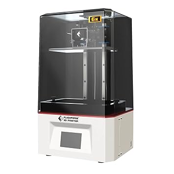 FLASHFORGE Resin 3D Printer Foto8.9, 4K 3840 * 2400 Pixels Monochrome LCD Screen, Quick Print and 3.5inch Touchscreen, Dual Z-axis Linear Rail Print Size 192x120x200mm (Foto 9.25)