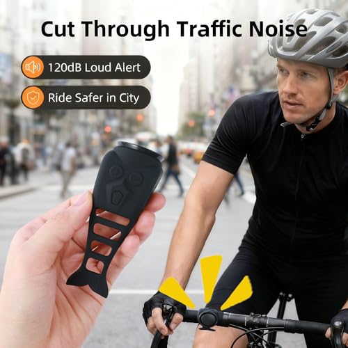 120dB USB-C Waterproof Bike Horn