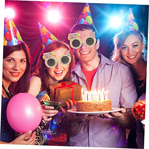 Abaodam 4 Pçs Óculos De Aniversário Óculos De Sol Para Crianças Óculos De Plástico Para Crianças Ócu