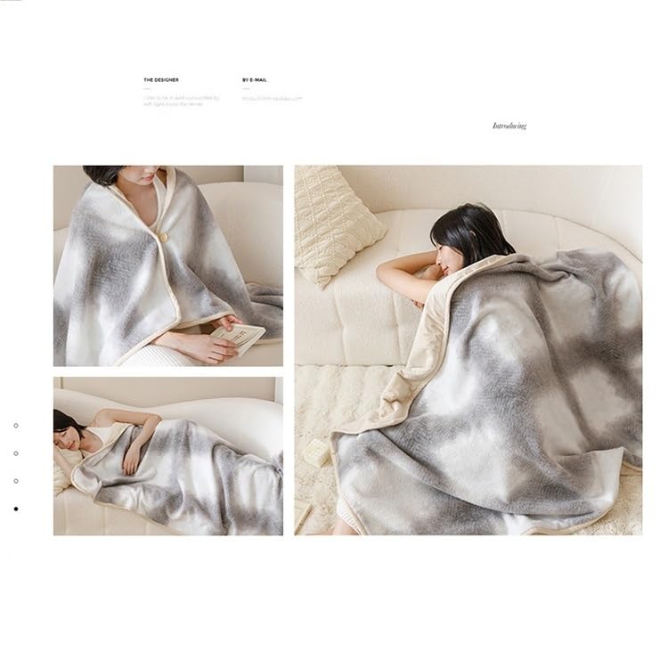 Poncho De Mujer Poncho Chal A Cuadros Multiusos Para Mujer Manta De Vellón Para Usar Capa De Lana De Franela A Cuadros Con Degradado A La Moda Capa De Cachemira Sintética Ultra Suave Pa
