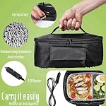 Portable Microwave, 12V Portable Oven Fast Heating for Road Trip/Camping/Picnic/House Party for Truck Drivers Couriers Business Travelers