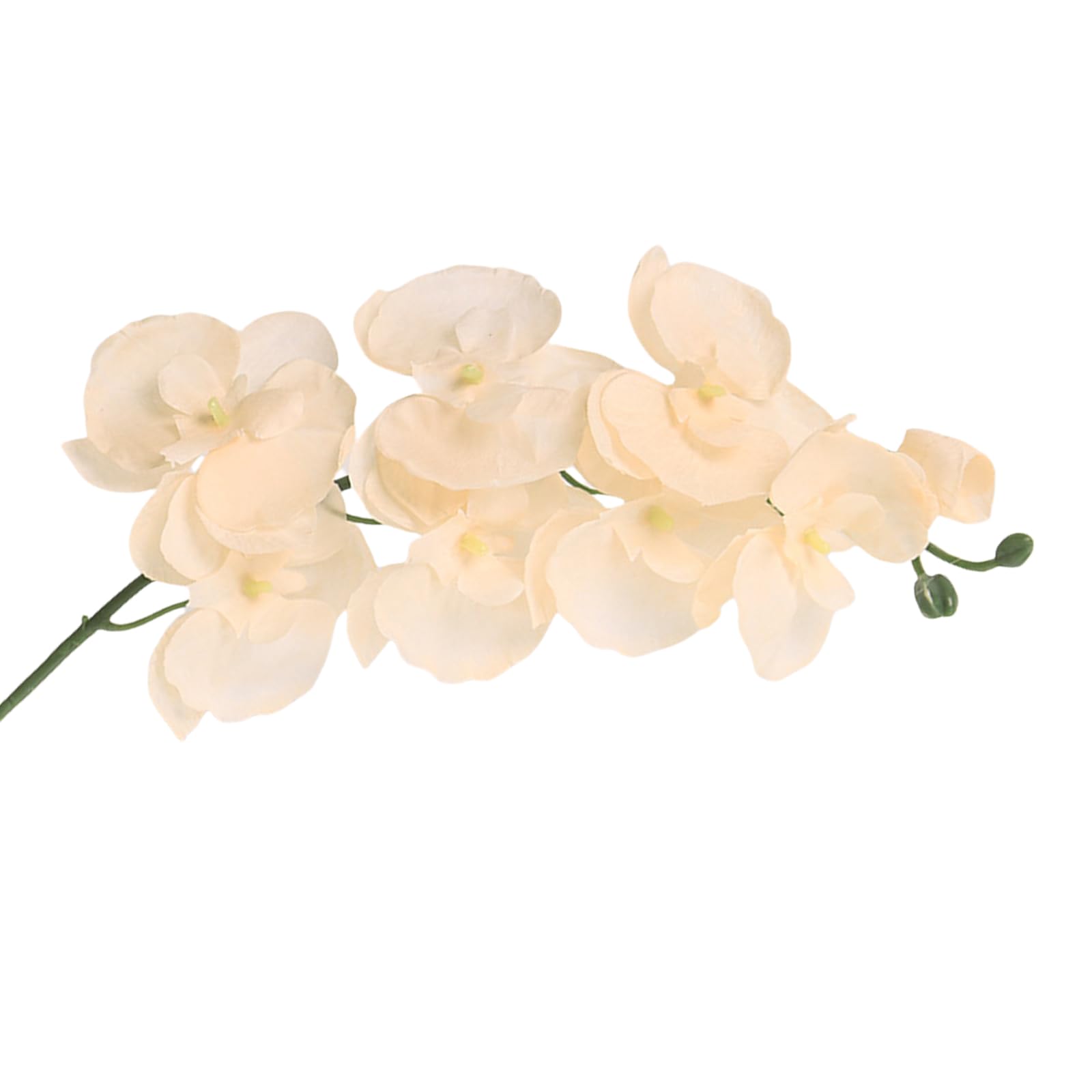 XuQiZZpp Realistic 3D Artificial Butterfly Orchids Branch in Vibranted Color for Bridal Bouquets and Permanent Table Arrangements Silk Flower Centerpieces for Weddings